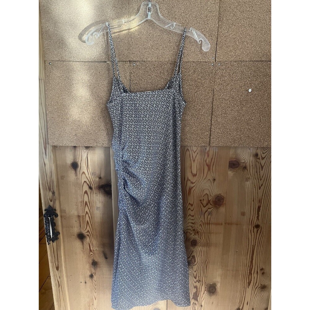 NWT - FREE PEOPLE X INTIMATELY Women's 'DAY TO NIGHT' Brown Motif SLIPDRESS S - Picture 9 of 10